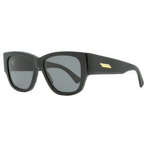 Bottega Veneta Rectangular Sunglasses BV1026S 001 Black 55mm 1026